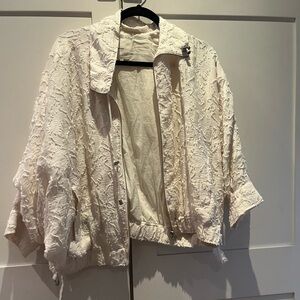 White Anthropologie Jacket